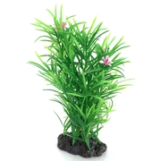 Artificial Plant Green with Pink Flowers 20cm