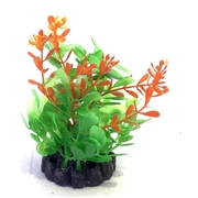 Artificial Plant Green/Orange 10cm